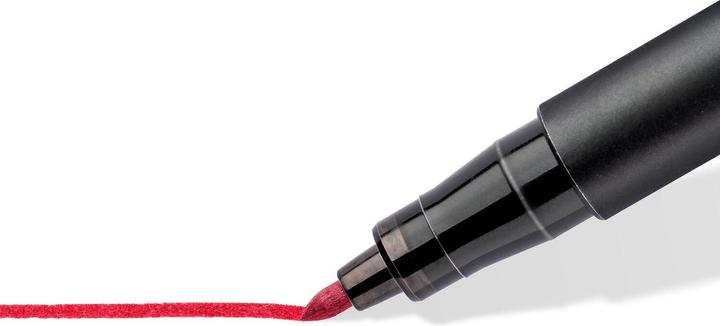 Actual product image Magni STAEDTLER permanent universal pen Lumocolor, smudge-proof and waterproof, dries in seconds, after (Blue, 1 mm, 1 x)
