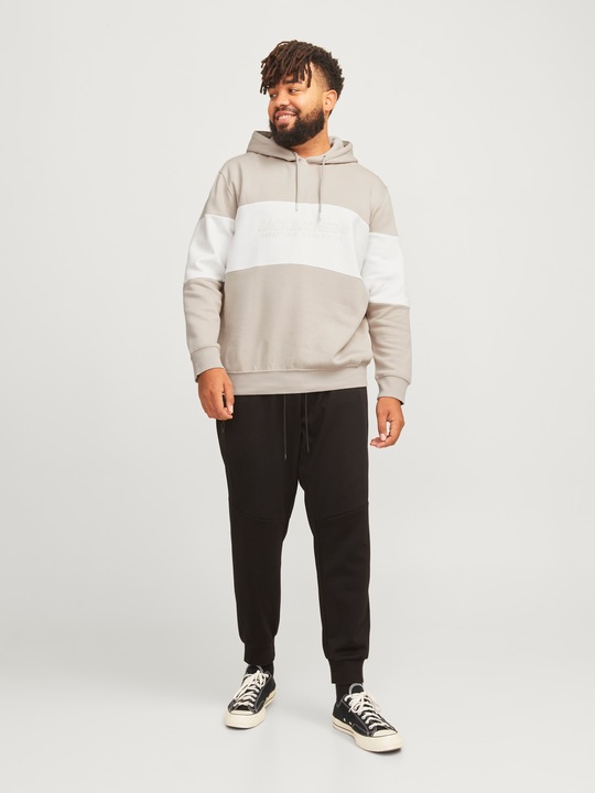 Actual product image Jack & Jones Jjelegacy Blocking Sweat Hood Noos Pls (4XL)