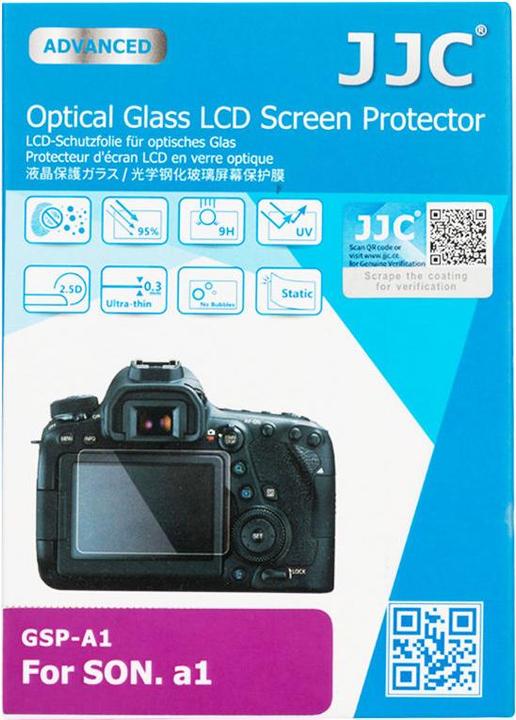 Image du produit JJC cover tempered glass for LCD screen for Sony A1 A 1 (Protecteur d'écran)