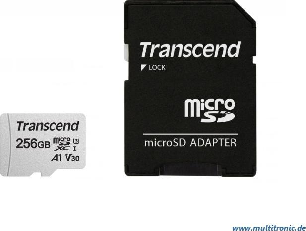 Actual product image Transcend USD300S (256 GB, microSDXC, U3, UHS-I)