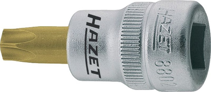 Produktbild HAZET Schraubendreher-Steckschlüsseleinsatz ∙ TORX 8802-T27 ∙ Vierkant10 mm (3/8 Zoll) ∙ Innen TOR…
