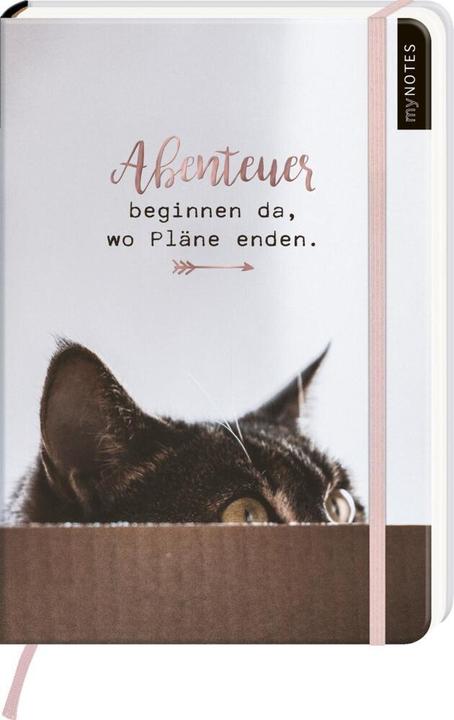 Actual product image Notebook A5 dotted adventure begin (A5, Checked, Hardcover)