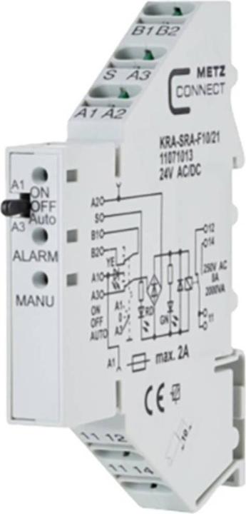 Metz Connect KRA-SRA-F10/21 Power relay Grey