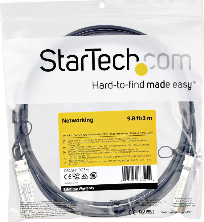 Image du produit StarTech EMC DAC-SFP-10G-3M