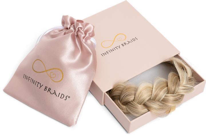 Actual product image Infinity Braids Messy Braid Viènne Satin Caramel (Butterscotch)