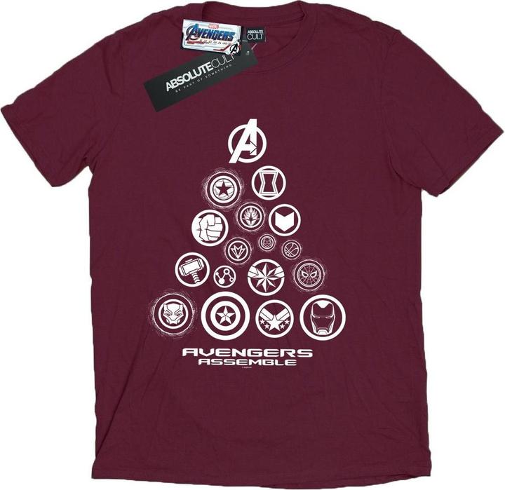 Actual product image Mens Avengers Endgame Pyramid Icons T-Shirt (S)
