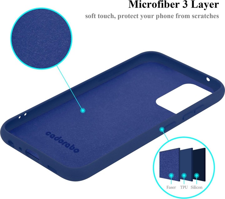Produktbild Cadorabo TPU Liquid Silicone Case Cover (Samsung Galaxy A72)