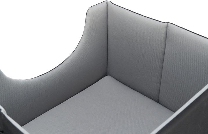 Immagine prodotto Trixie Seggiolino auto 45 × 28 × 40 cm, Nero/Grigio (Cane, Pieghevole, Lavabile)