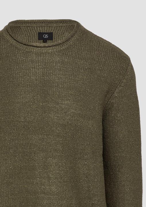 Actual product image s.Oliver Strickpullover Strickpullover mit Rollkante (XL)
