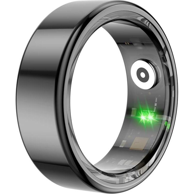 Maxlife smart ring MXSR-100 schwarz Grösse 8 (8, Schwarz), Smart Ring, Schwarz