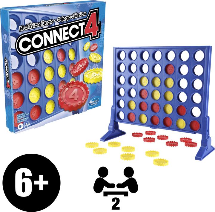 Actual product image Hasbro Connect 4 A5640IB2 Table Game (Portuguese, Spanish, 2 Players)