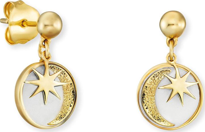 Engelsrufer Boucles d'oreilles soleil lune étoile (Argent 925)