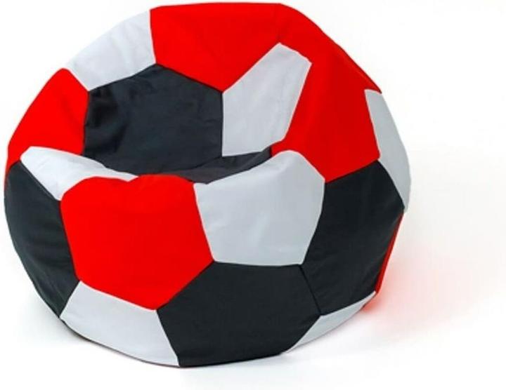 Actual product image Go Gift Sako bag pouffe ball white-black-red XL 120 cm