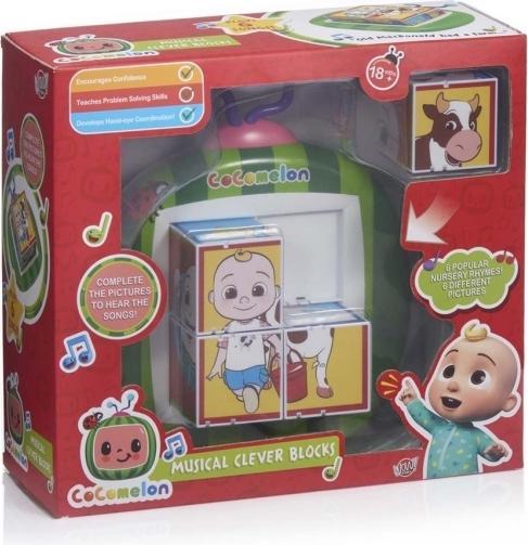 Actual product image Cocomelon Toys musical smart building blocks preschool learning toy playing 6 kids songs (English, German)
