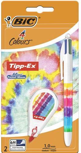 Image du produit Bic Pack 2 4 couleurs Tyedye RainbowPocket (2x)