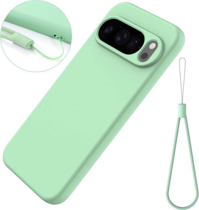 Produktbild Cover-Discount Google Pixel 10 / 10 Pro - Silikon Gummi Hülle mit Riemen (Google Pixel 10, Google Pixel 10 Pro)