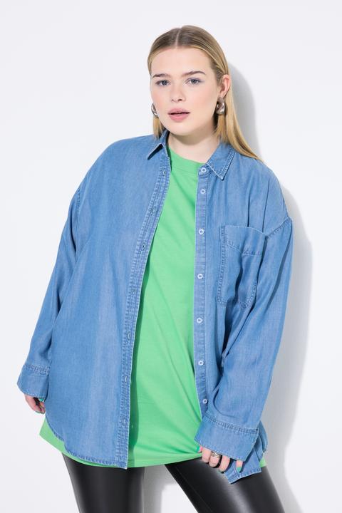 Immagine prodotto Studio Untold Camicia di jeans dal taglio oversize con maniche lunghe (54)