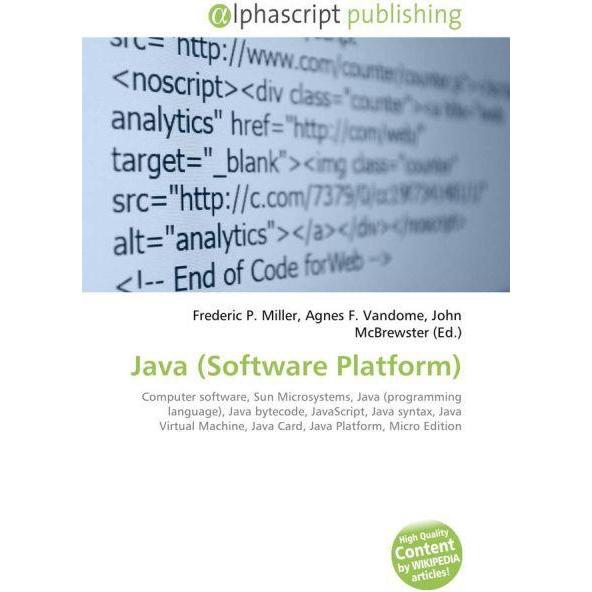 Java (Software Platform), Fachbücher von Agnes F. Vandome, Frederic P. Miller, John McBrewster