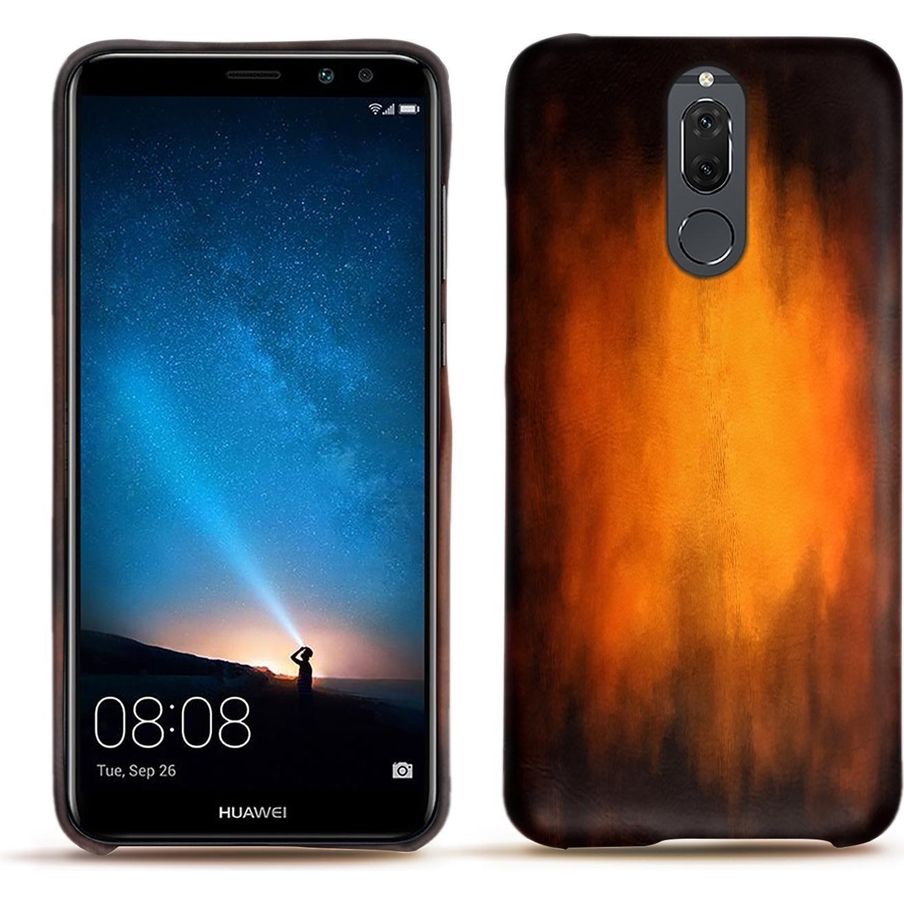 Noreve Lederschutzhülle (Huawei Mate 10 Lite), Smartphone Hülle, Violett