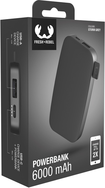 Image du produit Fresh'N Rebel Powerbank (6000 mAh, 20 W, 22200 Wh)