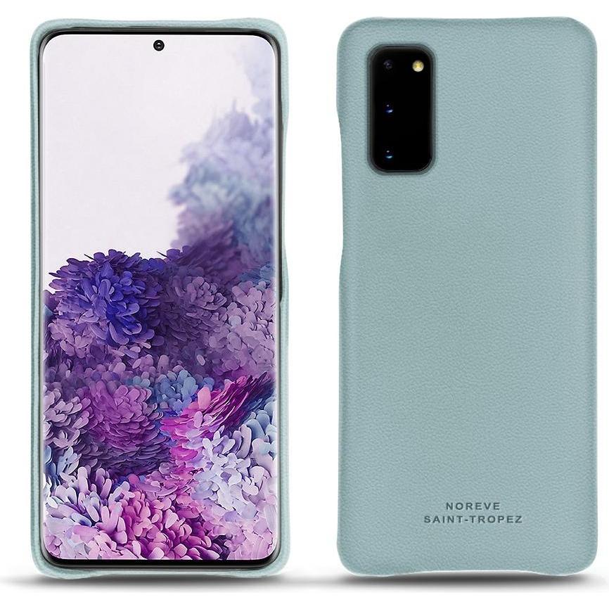 Noreve Lederschutzhülle (Samsung Galaxy S20), Smartphone Hülle, Blau