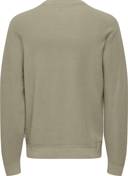 Produktbild Only & Sons Onstony Ds 12 Ls Waffle Crew Knit Noos (S)