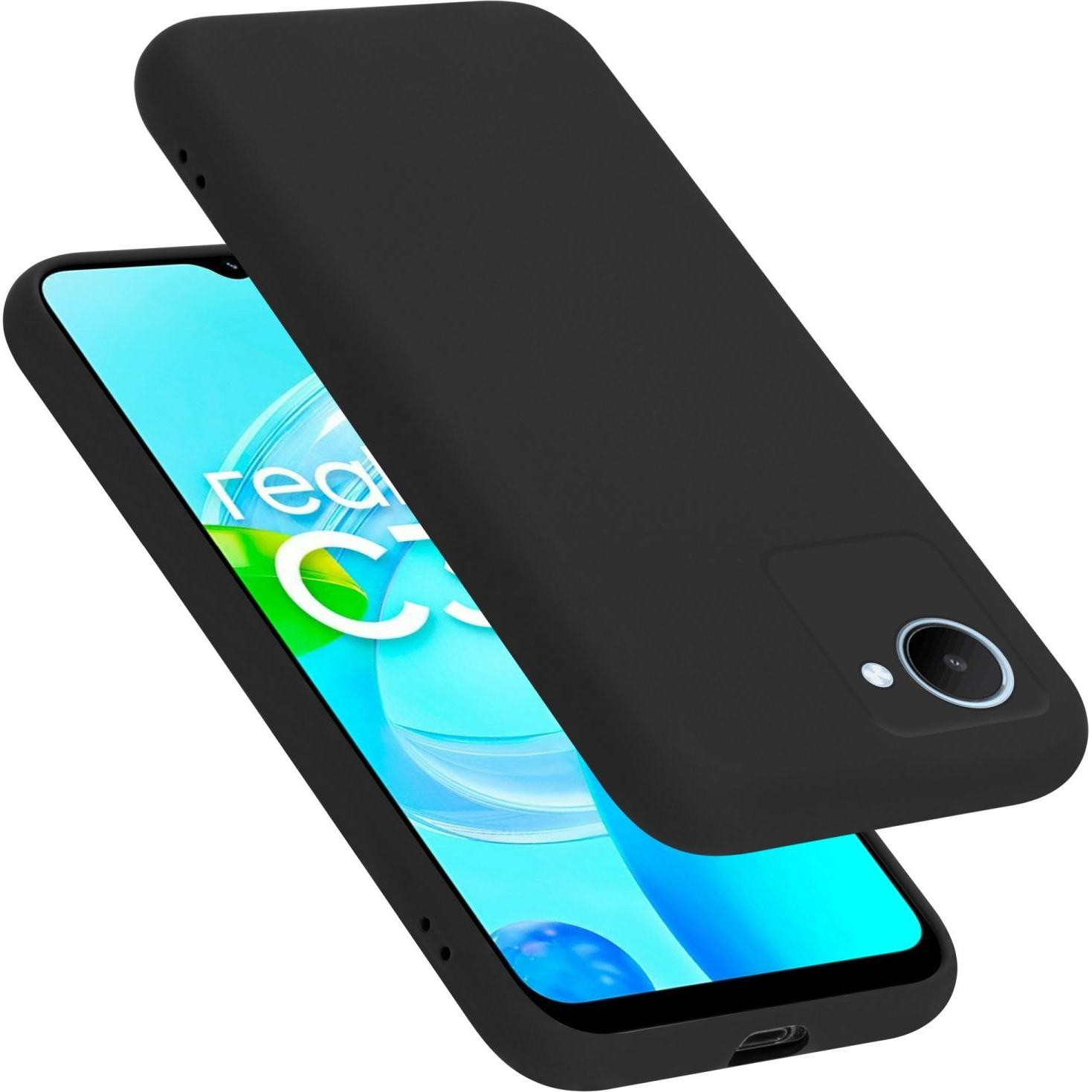 Cadorabo TPU Liquid Silicone Case Hülle für Realme C30 / Narzo 50i PRIME (Nokia C30, Realme Narzo 50i Prime), Smartphone...