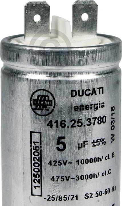 Produktbild AEG Kondensator Electrolux 125002051/6 5µF 425/475V für Motor Trockner