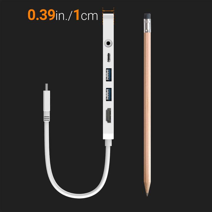 Actual product image j5Create JCD373-N (USB-C, 7 ports)