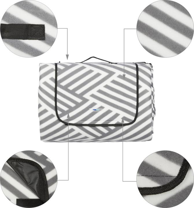 Actual product image Relaxdays Picnic blanket