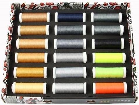 Produktbild Stickgarn-Box mit 72 Farben (260 m)