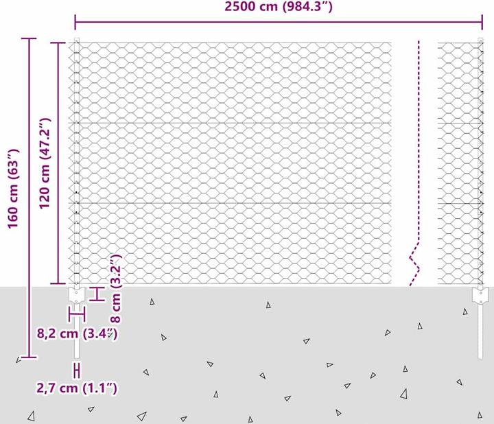Produktbild vidaXL Aussenbarriere