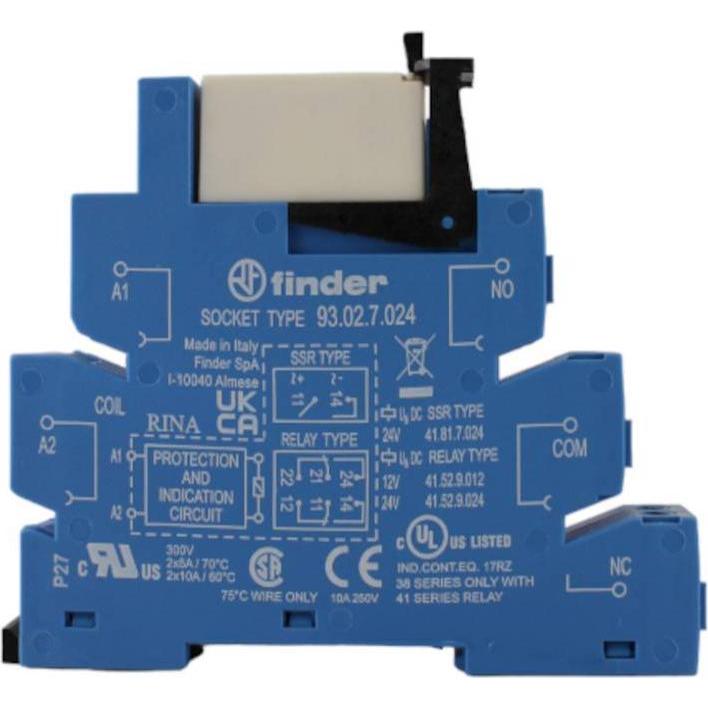 Thumbnail - Finder Koppelrelais 8A 24VDC Serie 38, Relais