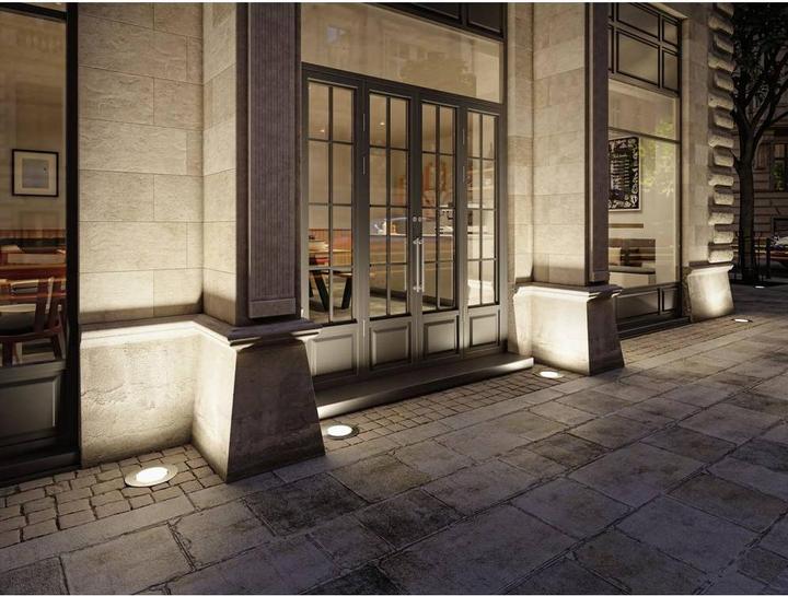 Actual product image Paulmann Outdoor 230V recessed floor luminaire Durea (1300 lm, IP67)
