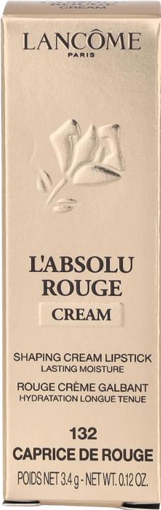 Actual product image Lancôme L'Absolu Rouge Cream 132-Caprice-De-Rouge (132-Caprice-De-Rouge)
