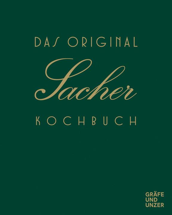 Actual product image Das Original Sacher Kochbuch (German, Hotel Sacher, 2018)