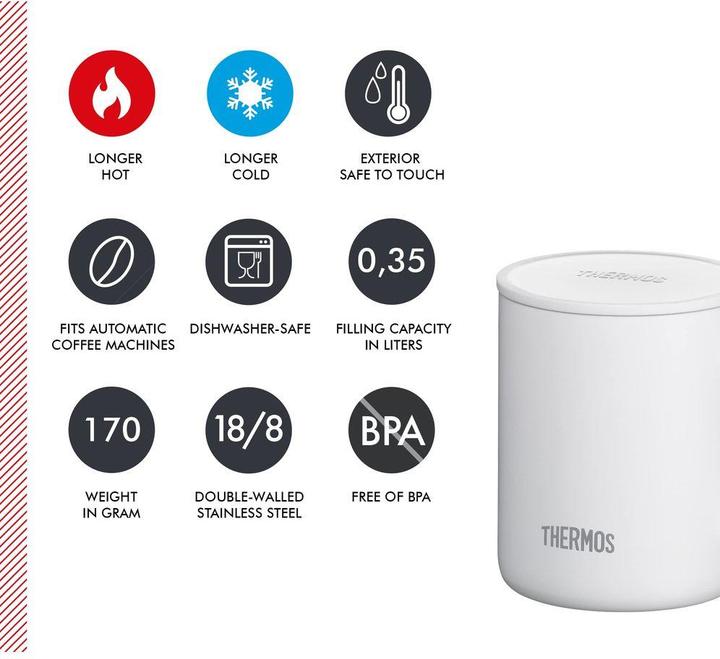 Actual product image Thermos Longlife Cup white (0.35 l)