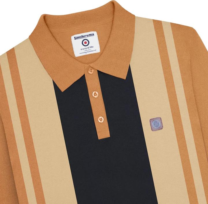 Produktbild Lambretta AW24 Poloshirt Verkleidet Langärmlig (S)