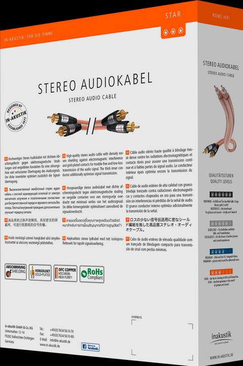 Produktbild Inakustik STAR Stereo-Cinch (3 m, Cinch)