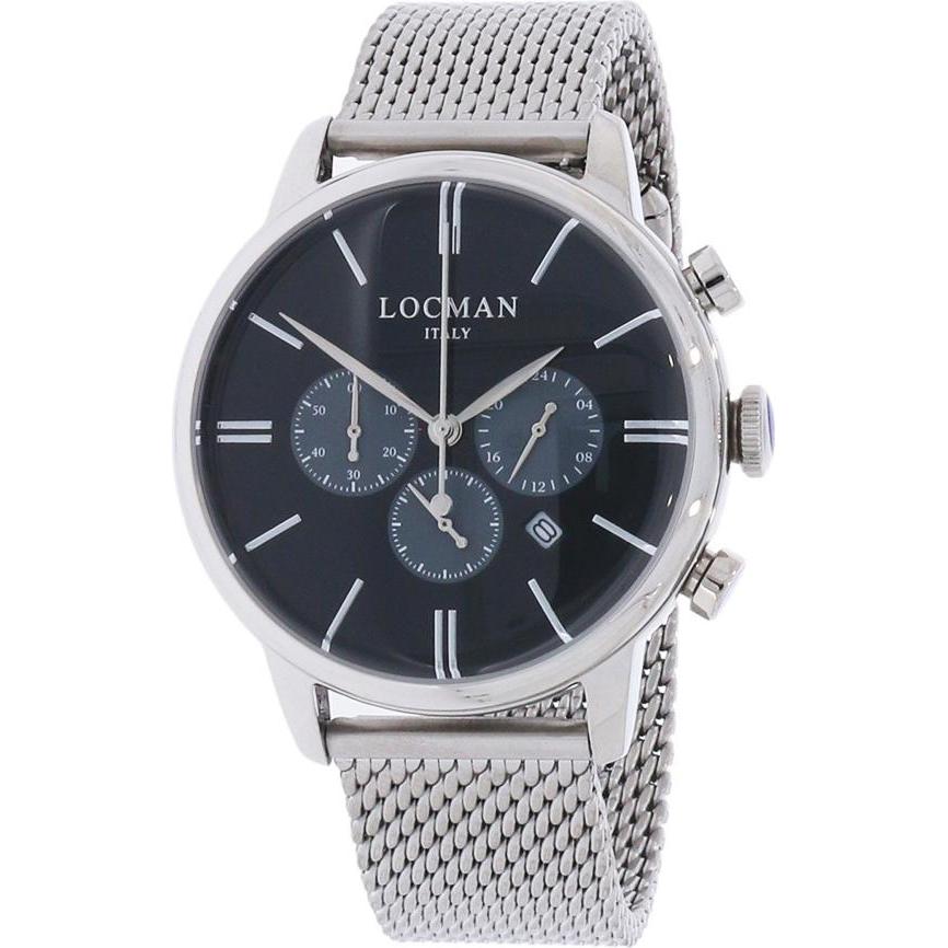 Locman, Armbanduhr, Italy Armbanduhr 1960 Chrono Ref. 0254A, Silber, (Chronograph, 41 mm)