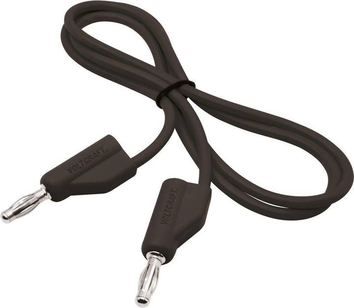 Actual product image Voltcraft Highly flexible test leads MSB-300 SET 0.75 m 30 V/AC, 60 V/DC 10 A