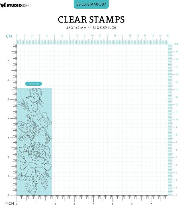 Immagine prodotto art by marlene Clear Stamp "Roses" Essentials