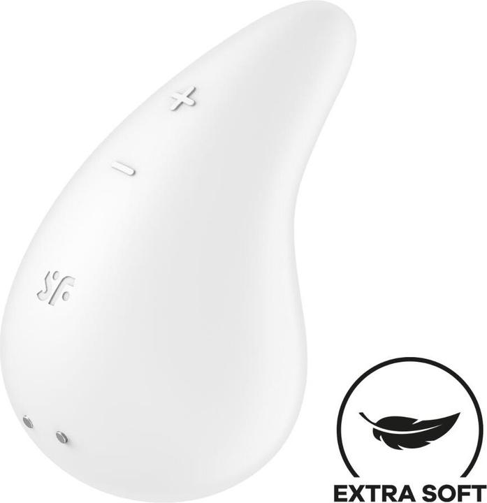 Image du produit Satisfyer Dew Drop Vibromasseur Pose Blanc