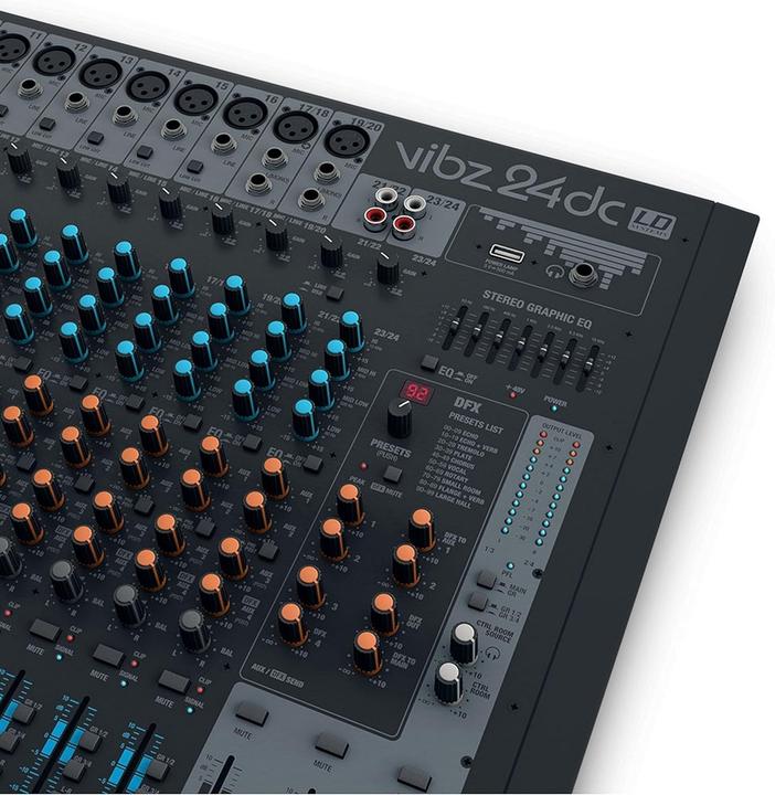 Image du produit LD Systems VIBZ 24 DC Table de mixage 24 canaux