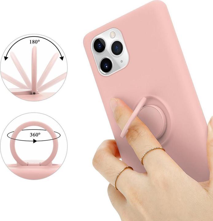 Image du produit Cadorabo TPU Liquid Ring Silicone Case Cover (Apple iPhone 11 Pro)