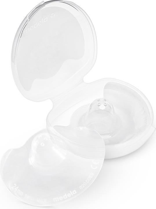 Actual product image Medela Contact Breast Caps M ( Ø 20mm), 2 pieces with storage box (M)