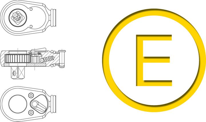 Produktbild HAZET Ersatzteil Satz Knarr-Rad 916SP/7-1 (1/2")