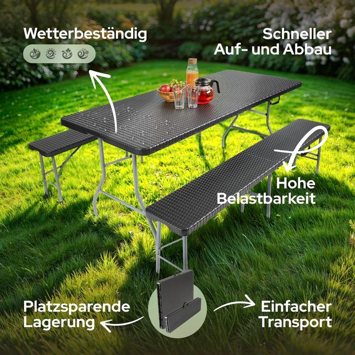 Actual product image Arebos Bierzeltgarnitur Set (74 cm)