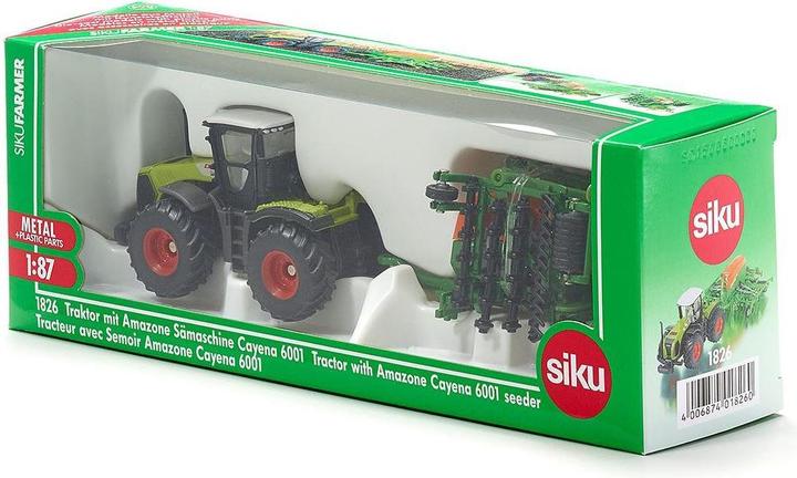 Produktbild Siku 1826 Traktor mit Sämaschine