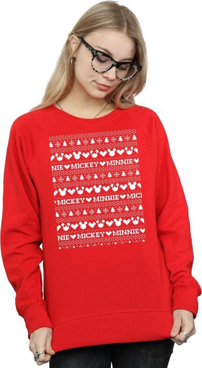 Produktbild Disney Mickey And Minnie Christmas Fair Isle Sweatshirt (S)
